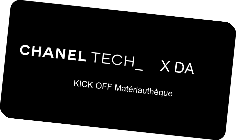 Slide de kick-off du projet Chanel Tech