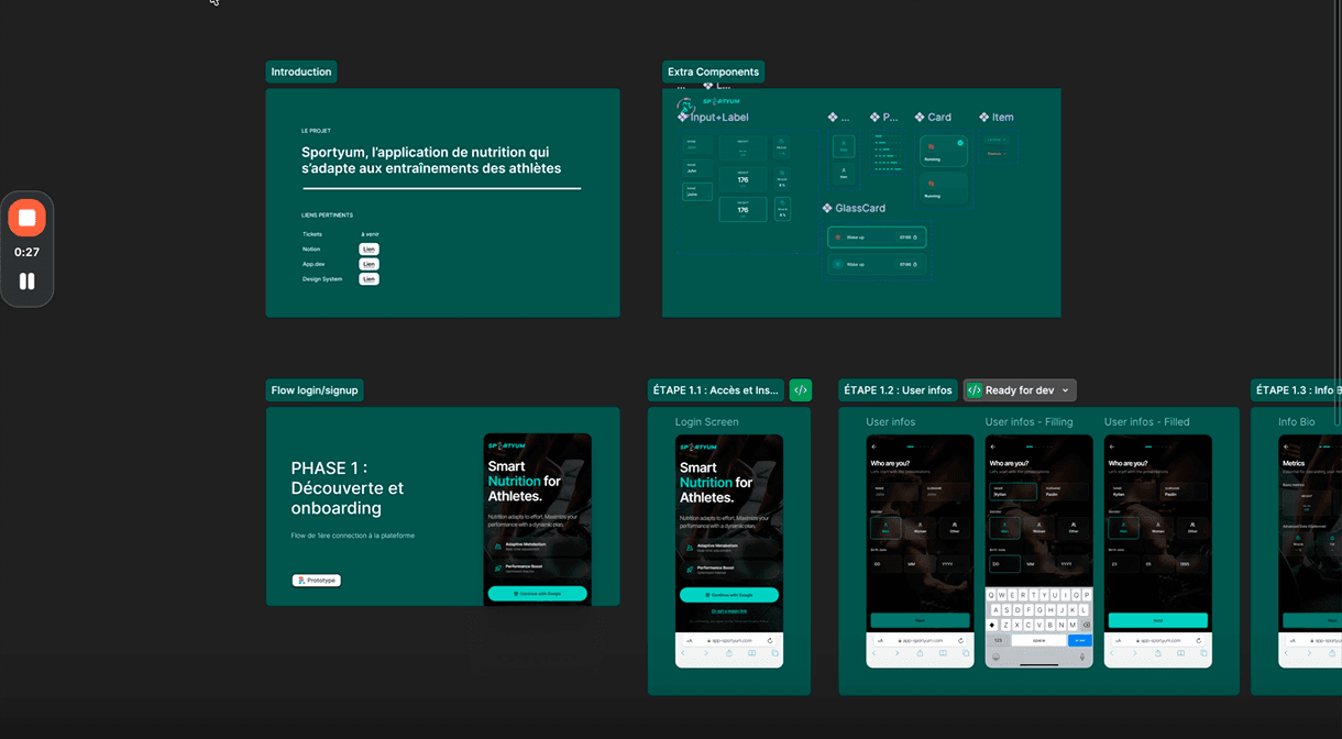 Design review — présentation maquettes